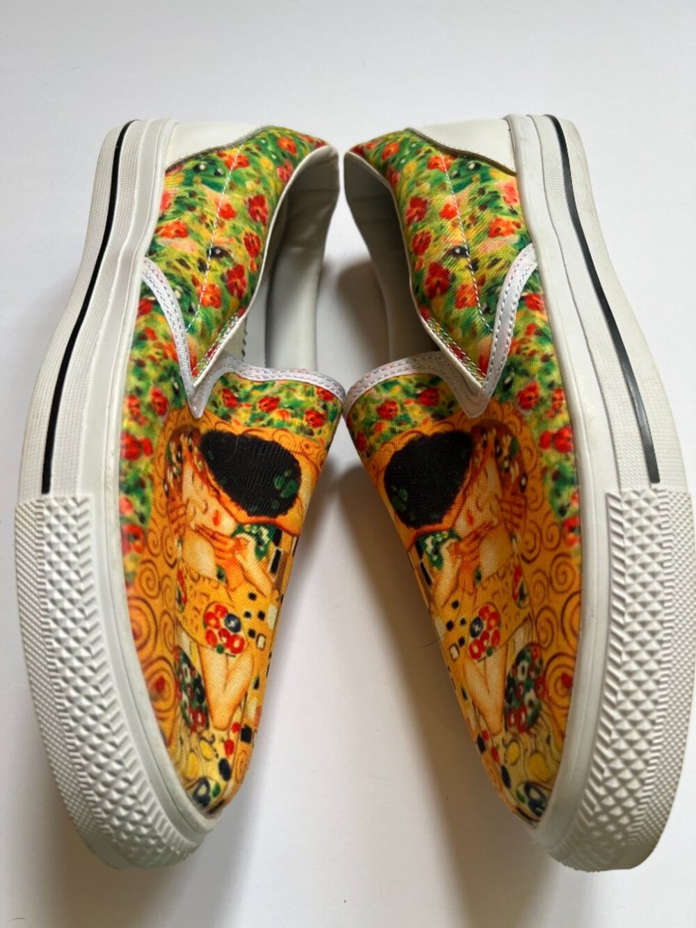 Klimt themed loafers W9 - Picture 3 of 6